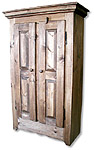 armoire a rangement rustique antique bois pin massif